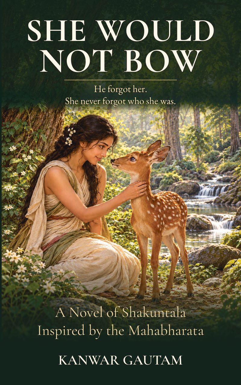 She Would Not Bow, a novel of Shakuntala, book cover